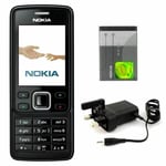  Nokia 6300 Brand New - Black (Unlocked)Mobile Phone+warranty+UK Seller+Warranty