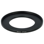 vhbw Adaptateur de filtre Step-Up 46mm - 67mm compatible avec Canon EF 50 mm 1.8 STM objectif d'appareil photo, métal noir