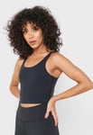 Nike Women’s Yoga Luxe Cropped Tank (Black) - XS - New ~ CQ8965 010
