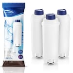 3x Water Filter Compatible Delonghi Coffee Machine Water Filter ECAM ETAM EC