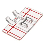 LHHA Border Guide Presser Foot Sewing Machine Parallel Stitch Sewing Foot for Low Shank Snap-On
