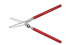 Berger 2520 Cisaille à buis 60 cm avec manche en bois, Argent/Rouge 60.5 x 18.5 x 5 cm