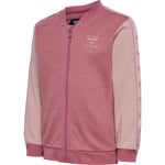 Hummel Wulbato ull/bomull zip jakke - deco rose