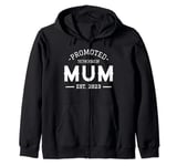 Promoted To Mum. Est 2023. New First Time Mummy Mother's Day Zip Hoodie