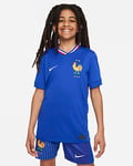 FFF (Men's Team) 2024/25 Stadium Home Older Kids' Nike Dri-FIT Football Replica Shirt