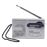 Heayzoki Portable Pocket Radio, Multi-function Mini Pocket AM/FM BC-R119 Radio Speaker Receiver Telescopic Antenna, AM FM Compact Transistor Radios Player Operated by 2 AA Battery