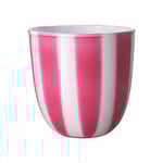 Affari of Sweden Circus ljuslykta rosa/vit H8,5 cm
