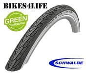 1 x 700 X 32C  SCHWALBE ROAD CRUISER BLACK & WHITEWALL  Tyre