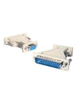 StarTech.com Två DB9 DB25 seriell kabel Adapter