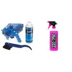 Park Tool CG-2.4 - Chaingang Cleaning System,Blue & Muc-Off 904US Nano-Tech Bike Cleaner, 1 Litre - Fast-Action, Biodegradable Bicycle Cleaning Spray - Safe on All Surfaces