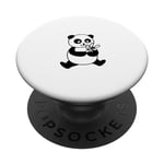Panda T-shirt panda ours polaire animaux idée cadeau PopSockets PopGrip Interchangeable