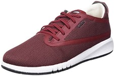 Geox Homme U Aerantis D Sneakers, Bordeaux, 39 EU