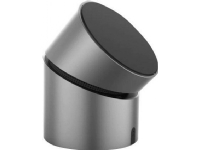 Tiktaalik lader Aluminium induksjonslader med Bluetooth høyttaler og TIKTAALIK Alu stativ (sølv)