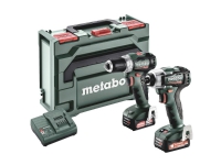 Metabo Combo Set 2.7.3 12 V BL 685228000 Batteri boremaskine, Batteri slagboremaskine 12 V 2 Ah Litium