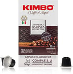 Kimbo Coffee, Espresso Barista Ristretto, 30 Capsules Compatible with Nespresso Original Machine, Dark Roast, 12/13, Italian Coffee Pods, 1 x 30