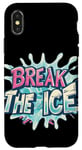 Coque pour iPhone X/XS Costume amusant pour briser la glace