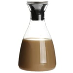 Mugs Espresso Cups Large Capacity Thick Heat-Resistant Kettle Continental Explosion-Proof Jug Simple Juice Glass Pot Teapot Transparent Coffee Pot,1500Ml