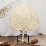 1pc Hand-woven Mosquito Repellent Fan Summer Manual Straw Hand F One Size