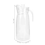 1.6L Acrylic Transparent Juice Bottle Kettle Container Water Ice Cold Juice J SD