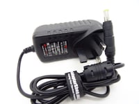 12v Mains Cable Adaptor Power Supply For Makita Dmr106 Bluetooth Site Radio 240v