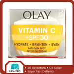 Olay Vitamin C + SPF 30 Day Gel Face Cream - 50ml (Brand New)