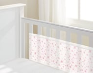 Breathable Baby Two Sided Mesh Cot Liner - On Cloud 9 Pink