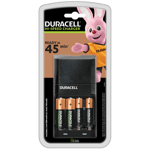 Duracell Battery Charger Hi-Speed Advanced CEF27 with 2 x AA & 2 x AAA Batteries