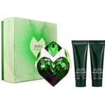 Mugler Aura Eau De Parfum 30ml Spray + 50ml b/l + 50ml Body Milk Gift Set New