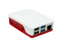Raspberry Pi® SBC-kabinet Egnet til: Raspberry Pi® 5 B Rød, Hvid