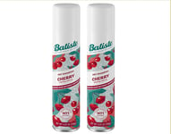 Batiste Dry Shampoo Cherry Refreshes Hair without Drying out - 200ml - Pack of 2