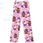 Cartoon HelloKitty flanellpyjamas damer vadderade och tjockare varma pyjamas flickor pyjamas Rosa-1 M