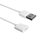 TechMatte Flexible (Male to Female) Charging Adapter Cable for Apple Pencil and iPad Pro (1.5 Meters, White)