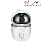 smzzz Wireless IP Camera1080P WiFi Baby Monitor with Two Way Audio and Motion Detection Features, P2P Night Vision Home Security IP Camera,White,100WPx Clear