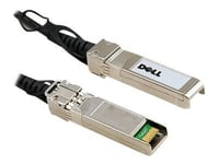 Dell 10GbE Copper Twinax Direct Attach Cable - Câble à attache directe - SFP+ (M) pour SFP+ (M) - 5 m - twinaxial - pour Networking N1148; PowerSwitch S4112, S5212, S5232, S5296; ProSupport Plus...