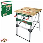 Bosch Home and Garden Work Bench PWB 600 (4 blade clamps, cardboard box, max. load capacity: 200 kg)