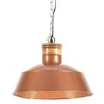 vidaXL industriel hængelampe 42 cm E27 kobberfarvet