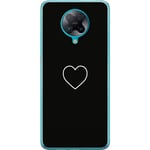 Xiaomi Poco F2 Pro Transparent Mobilskal Hjärta