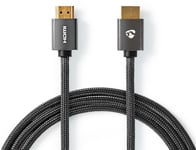 Nedis Fabritallic HDMI-kabel 4K - 1 meter