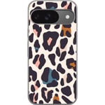 Google Pixel 9 Pro Transparent Mobilskal Leopardmönster