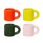 HEM - Bronto Espresso Cup (Set of 4) - Multi - Espressokoppar