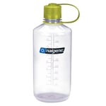 Nalgene Nalgene 1 L Nm Sustain Bottle - Clear With Green - Unisex - OneSize- Naturkompaniet