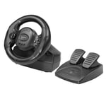 Gaming Racing Steering Wheel 4in1 PC PS3 PS4 Xbox One Spring Pedals Vibrating HQ