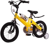 12/14/16/18 Pouces keboys Filles Enfant vélo avec Formation Roue de Bicyclette JIAJIAFUDR (Color : Yellow, Size : 16in)