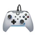 PDP Wired Controller: Ion White - Xbox Series X|S, Xbox One, Xbox, Win