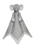 Diinglisar Organic Stars Doudou Elephant Baby & Maternity Baby Sleep Cuddle Blankets Grey Teddykompaniet