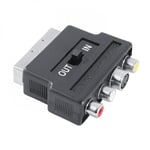 Hama Adapter Scart Hane - 3xRCA och S-Video