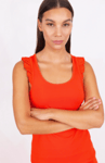 BOW19 Liv Tank Top Red Lace Women (Storlek kläder: M)