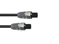 SOMMER CABLE Speaker cable Speakon 4x2.5 0.5m bk, Sommer Kabel Högtalarkabel Speakon 4x2.5 0.5m svart