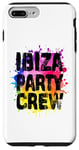 Coque pour iPhone 7 Plus/8 Plus Ibiza Party Crew coloré | Citation de vacances d'équipe 2024