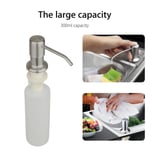 Stainless Steel Soap Dispenser Kitchen Sink Hand Liquid Pum One Size